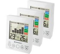 Hygromètre numérique BRESSER MA avec Alerte de Moisissure - Set de 3 pièces / bl