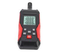 Hygromètre numérique de température et d'humidité, détecteur électronique avec données rétroéclairées, hygromètre précis portatif avec grand écran haute définition