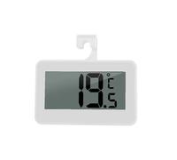 Hygromètre numérique d'intérieur, Hygromètre thermomètre d'ambiance numérique multicolore for chambre à coucher, sous-sol, réfrigérateur(White)