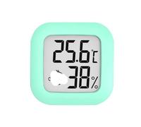 Hygromètre numérique d'intérieur, Mini thermomètre d'ambiance numérique et hygromètre multicolore(Greenb)