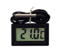 Hygromètre numérique d'intérieur, Mini thermomètre numérique sonde réfrigérateur Aquarium intérieur extérieur multicolore(Black 2m Line)