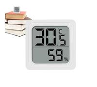 Hygromètre Numérique D'intérieur - Moniteur Précis D'humidité Et De Température Pour La Maison | Écran LCD Facile À Lire, Design Compact, Parfait Pour Les Salons, Les Sous-sols Et Les Serres, Essentie