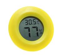 Hygromètre numérique d'intérieur, Testeur d'humidité de la température ambiante intérieure, Mini numérique Portable multicolore(Yellow)
