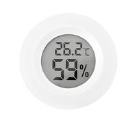 Hygromètre Numérique - Gauge Du Capteur D'humidité À Température Ronde Intérieure Avec Affichage LCD | Mini Moniteur Pour Le Boîtier De Guitare, Boîte De Rangement, Enclos De Reptile, Pots, Placard Ou