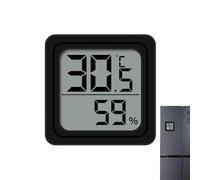 Hygromètre numérique intérieur - compteur d'humidité intérieure, petit hygromètre numérique précis | Capteur d'humidité alimentée par batterie pour dortoir, mini-jauge d'humidité pour mur, table