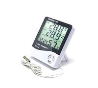 Hygromètre numérique Thermomètre de précision Compteur de température et d'humidité d'intérieur et d'extérieur
