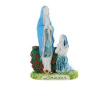 Hygromètre - Palais du Rosaire - Apparition de Lourdes - Résine colorée - Indicateur de température - 14 cm