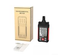 Hygromètre portable avec mesure du point de rosée, boîtier ABS | Mesure -20 °C à 60 °C, 0 à 100 % RH, grand écran LCD rétroéclairé, idéal pour l'intérieur