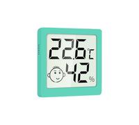 Hygromètre précis de température intérieure avec support de support et affichage de positionnement ABS construit LCD moniteur d'humidité de la température