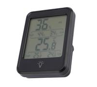 Hygromètre Précis et Fiable, Compteur d'humidité Intérieure Portable Léger avec Interface D'affichage Facile à Lire, Matériau ABS Premium, Fonction Complète avec