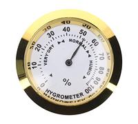 Hygromètre rond doré pour violon et guitare - Indicateur d'humidité précis pour l'entretien et l'entretien des instruments