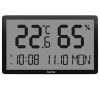 Hygromètre Thermo Numérique Intérieur Lombok, Noir - 00222232