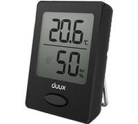 Duux Thermomètre Hygromètre Interieur à Haute Précision, Moniteur de Température et Humidimetre Indicateur, Thermometre Chambre Bebe, Maison et Bureau