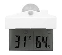 Hygromètre Thermomètre Intérieur avec Écran LCD, Haute Précision, Moniteur Température et Humidité - Grand Écran Clair, Fixation Ventouse Facile, Usage Domestique