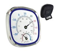 Hygromètre Thermomètre pour Intérieur,Moniteur d'Humidité - Indicateur d'Humidité de Bureau,pour Bibliothèque Bureau Appartement Sous-sol Chambre d'Salon Serre Étui Guitare Placard Amateurs de