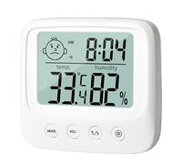 Hygromètres d'intérieur, compteur de température et d'humidité | Mini humidimètre numérique d'intérieur avec écran LCD - Moniteur de température, précis et facile à lire, icônes faciales pour cave, re