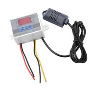 Hygrostat d'humidité XHW3005, Contrôleur de Commutateur d'hygromètre Numérique XH W3005 230 V Contrôleurs de Température de Capteur 0~99% RH 220 V 0 à 99% R (220V)