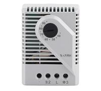 Hygrostat Mécanique Régulateur Humidité 12 250V AC pour Armoire Electrique Ventilateur Chauffage Anti Condensation 67x50x38mm