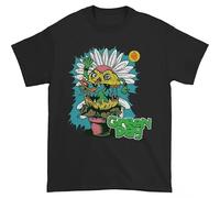 HYGV22DCV Green Day Band Illustrated Fun Music Album T-Shirt Black M