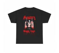 HYGV22DCV Haunted Mound Bloody Angel Tears Sematary Album Tour Merch T-Shirt Black XL