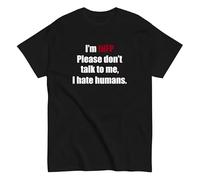 HYGV22DCV INFP Hate Social Hate Human Parody T-Shirt Black XXL