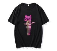 HYGV22DCV Miley Cyrus T Shirt Black 3XL