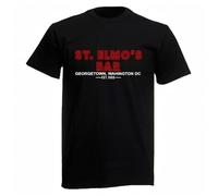 HYGV22DCV St. Elmo's Bar St Elmo's Fire TV Show Men's T Shirt Black 3XL