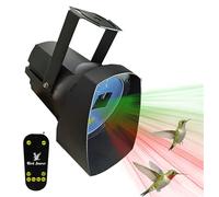 HYHACYH Répulsif Laser Professionnel pour Oiseaux, Laser D'effarouchement étanche pour Extérieur, Lampe Laser Répulsive avec Télécommande RF, pour Vergers, Aéroports, Réseaux électriques