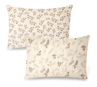 HYHIOTS - Taies d'oreiller en mousseline 100 % coton Lot de 2 pour oreillers d'enfant, oreillers de voyage pour tout-petits avec fermeture à enveloppe pour 33 x 45,7 cm, 35,6 x 48,3 cm, 30,5 x 40,6 cm