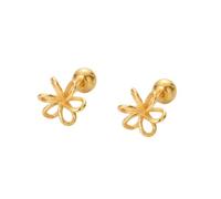 HYHJYMG 18g Tiny Filigree Flower Stud Cartilage Boucles d'oreilles pour les femmes Girls 925 argent sterling minimaliste mignon 3 mm Back Barbell Stadts Sleeper Tragus Post Hypoallernic Birthday
