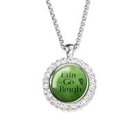 HYHJYMG 925 Collier de Feuilles Vertes en Argent Sterling pour Les Femmes Fouilles Collier Clover Collier Lucky Grass Pendant Collier Green