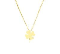 HYHJYMG 925 Collier de trèfle à Quatre Feuilles en Argent Sterling pour Femmes pour Les Femmes Pendre de trèfle en Cristal cubique - Collier de trèfle de Style Boho, Collier Alhambra, Collier de