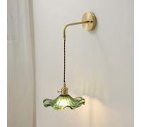 HYHJYMG Applexion Murale Moderne légère, Appliques murales, Mur Light Modern Merclass Glass Wall Lights Indoor E27 1-Light Ajustement Applexion Murale pour Enfants Salon de Salle de Bain Vanité de