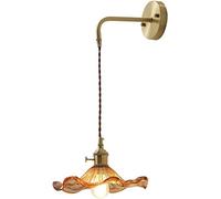 HYHJYMG Applexion Murale Moderne légère, Appliques murales, Mur Light Modern Merclass Glass Wall Lights Indoor E27 1-Light Ajustement Applexion Murale pour Enfants Salon de Salle de Bain Vanité de