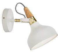 HYHJYMG Application Murale Moderne légère, Post-lumières extérieure, décoration en Bois Appiculture Murale intérieure Éclairage de Lecture réglable Lampe Murale Minimaliste Entonnoir en Fer forgé