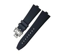 HYHJYMG Bandoues de surveillance en caoutchouc Fluoros à libération rapide 24 x 7 mm pour Vacheron Constantin VC Sangle de montre à boucle à vis à l'étranger