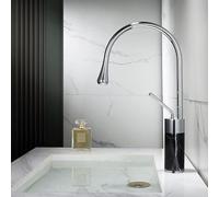 HYHJYMG Basin Rose Gold Hot Cold Cold Lavotory Robinet and Marble Bathroom Niching lavel Mixer Taps Brass