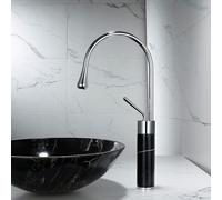 HYHJYMG Basin Rose Gold Hot Cold Cold Lavotory Robinet and Marble Bathroom Niching lavel Mixer Taps Brass