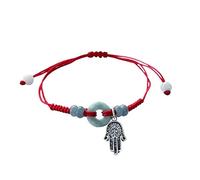 HYHJYMG Bijoux de Charme Authentique Naturel Un Beignet de Jade de jadéite de qualité avec Bracelet de Bracelet inspirant 925 Bracelet, réglable, réglable