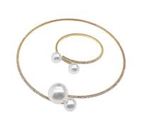 HYHJYMG Bracelet de Cou de Perle