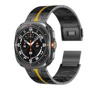 HYHJYMG Brotte en acier inoxydable à fermoir magnétique pour Samsung Galaxy Watch 7 Ultra 47 mm en métal de luxe en métal pour Galaxy Watch Ultra Watch Bands