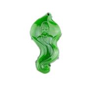HYHJYMG Collier Pendentif en Jade Vert foncé Feng Shui Naturel pour Femmes, Yoga Hetian Jade Lotus déesse de la miséricorde, Mode de Bon augure
