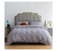 HYHJYMG Ensemble de literie de Quatre pièces Lit Quatre pièces sont arrivées à Couvre-Housse de Reine Douce et à la Couverture de la Peau et Confortable des Ensembles de literie de Couette Noire