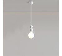 HYHJYMG et élégant Lampe Simple de lit de Chevet Petit Lustre télévisé Mural Cuisine îlot de Chambre à Coucher étude décorative Lustre en métal Verre Suspendu Lampe hôtel réception du Salon Salon (e)