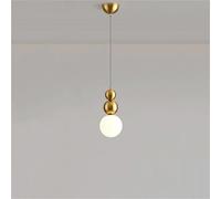 HYHJYMG et élégant Lampe Simple de lit de Chevet Petit Lustre télévisé Mural Cuisine îlot de Chambre à Coucher étude décorative Lustre en métal Verre Suspendu Lampe hôtel réception du Salon Salon (c)