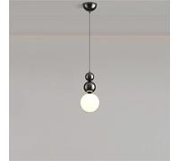 HYHJYMG et élégant Lampe Simple de lit de Chevet Petit Lustre télévisé Mural Cuisine îlot de Chambre à Coucher étude décorative Lustre en métal Verre Suspendu Lampe hôtel réception du Salon Salon (c)
