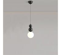 HYHJYMG et élégant Lampe Simple de lit de Chevet Petit Lustre télévisé Mural Cuisine îlot de Chambre à Coucher étude décorative Lustre en métal Verre Suspendu Lampe hôtel réception du Salon Salon (c)