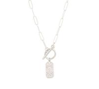HYHJYMG Filles bijoux accessoires géométrie soleil totem colliers pour femmes hommes, amour coeur épais chaîne à bascule - charme à bascule classique, fermoir à bascule de boucle pour le collier de