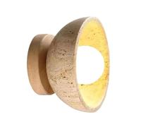 HYHJYMG Lampe Nordique Vintage Rond des Lampes murales en Pierre Naturelle Simple personnalité Simple crème Fond de Couleur Salon Salon hôtel café Corridor Appliques murales 5W LED Source Source