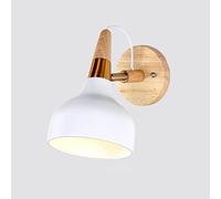HYHJYMG Light Modern Wall Sconce, Moderne Minimalist Design Lamp Wall, Kids Room Wall Light avec Ombre en métal réglable à 360 ° - - Lampe Suspendue Murale Compatible avec l'éclairage intérieur,